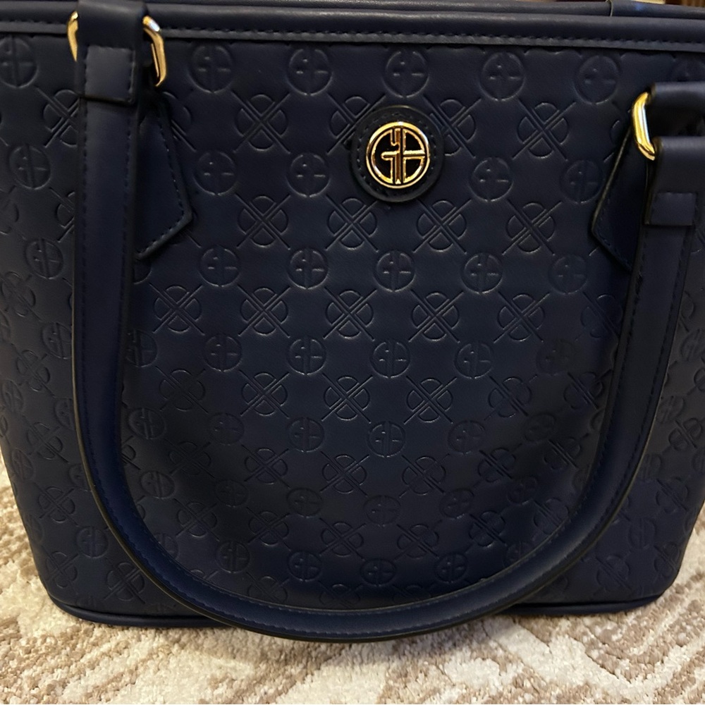 Giani Bernini Navy Shoulder Bag